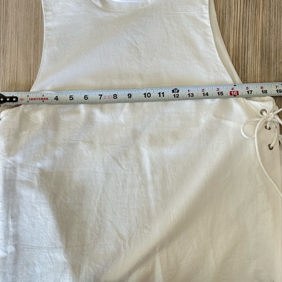 BCBGernation // Eyelet Embroidered A-line White dress Size S NWT - Picture 11 of 14